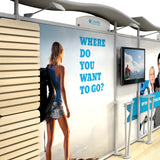 30ft Timberline™ Kit w/Straight Fabric Sides and Slat Walls
