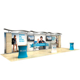 30ft Timberline™ Kit w/Straight Fabric Sides and Slat Walls