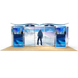 20ft Timberline™ Display with Closet Storage on Both Sides