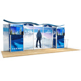 20ft Timberline™ Display with Closet Storage on Both Sides