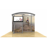 10ft Timberline™ Arch Top Monitor Display with Closet Storage