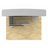 10ft Timberline™ Arch Top Monitor Display with Closet Storage