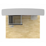 10ft Timberline™ Arch Top Monitor Display with Closet Storage