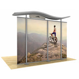 10ft Timberline™ Wave Top Monitor Display with Closet Storage