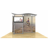 10ft Timberline™ Wave Top Monitor Display with Closet Storage
