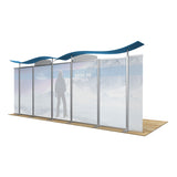 20ft Timberline™ Display with Closet Storage on Both Sides